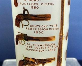 Gay Fad Antique Gun Tumblers, Qty 4