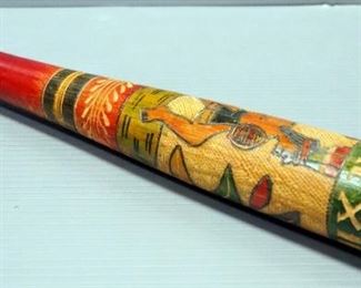 Mexican Clay Mask And Mexican Pinata Bat