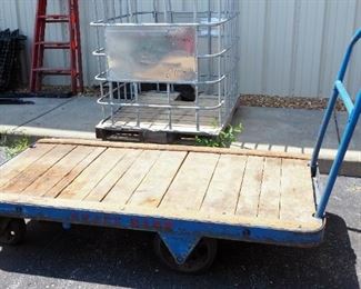 Utility Platform Truck, 35" W x 72" L, Handle Can Be Moved To Either End