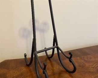 Heavy metal Frame/plate holder, 15"H,  was $19, NOW $14