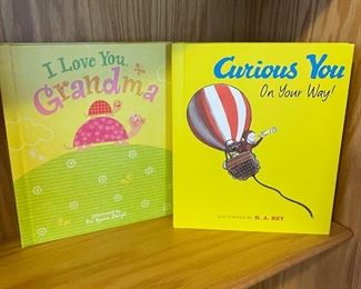 "I Love You Grandma" and "Curious You" books,  $4 each