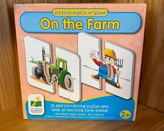 On The Farm Match It game,  was $6, NOW $4