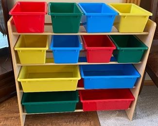 Colorful Organizer bins, $38