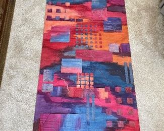 "Spirits II" Artist canvas, hand made, hand painted, hand dyed, 91" x 36", ($1300 retail),  was $399, NOW $299