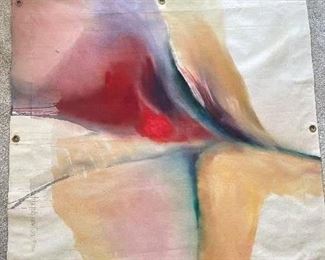 "I should Be So blessed" acrylic painting on canvas by Deborah Newton,  1 of 2,  42" x 40",  (retail $1400), was $350, NOW $250