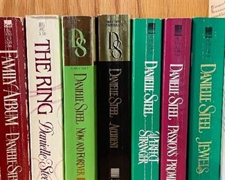 Set of Danielle Steele paperback books,  $8