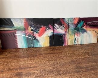 Degara's "Promises Kept & Made",  canvas transfer,  set of 5, (retail $650),  was $199, NOW $165