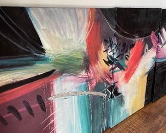 Additional view of Degara's painting