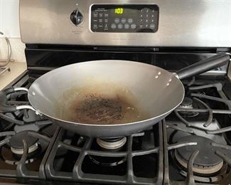 Wok pan,  was $10, NOW $6