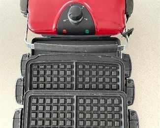 George Foreman grilling machine w/ 3 additional cast iron plates,  was $14, NOW $9