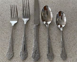 Reed & Barton flatware set, - 1 set of 12 place settings available, was $35, NOW $25 (2 sets SOLD)