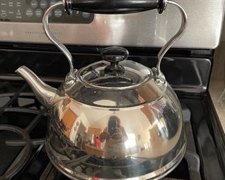 tea kettle,  $10