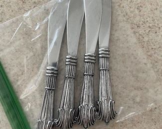 4 stainless steel butter, horduerve knives,  was $5, NOW $3