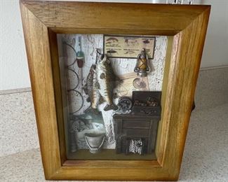 Fishing themed key box, $10