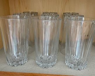 Drinking glasses - 2 sets of 6 available,  was $8/set, NOW $5/set