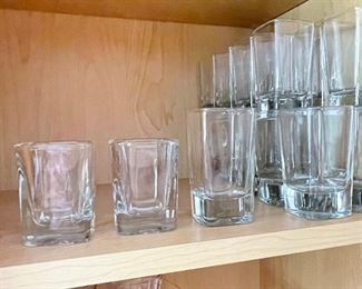 2 small shot glasses, was $3, $2.  20 tall shot glasses,  $1 each