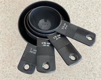Black measuring cups,  was $5, NOW $4