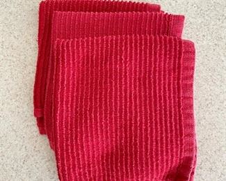 Set of 3 red washcloths,  was $4, NOW $2