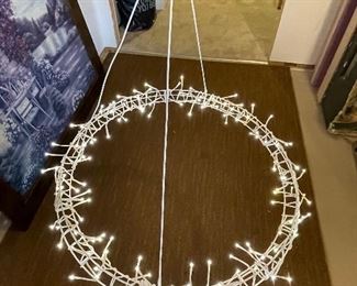 Chandelier light,  27" diameter,  was $24, NOW $15