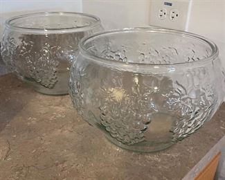 Pair of punch bowls,  was $9 each, NOW $7 each