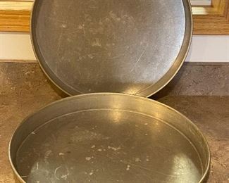 Pair of very large cake pans, 16.5" diameter, was $14, NOW $10