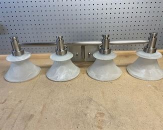 4 light wall fixture,  was $30, NOW $20