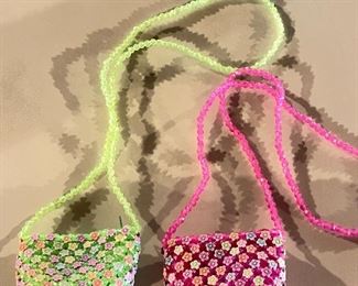 2 beaded purses / child or doll, was $8, NOW $5