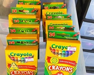 NEW in box - 24 crayon boxes, -12 available - $1 each