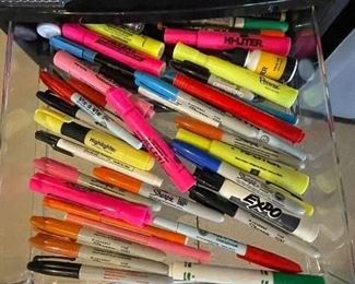 Craft drawer #6, Sharpie and highlight markers,  was $6, NOW $4