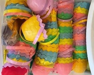 Plastic egg baskets, was $5, NOW $4
