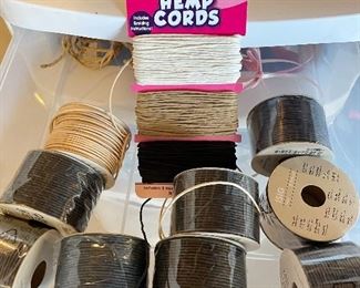 Hemp cords, was $8, NOW $6