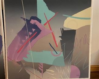 D. Frings "Eclipse", 52/175 serigraph, 30" x 30", (Retail $350),  $95