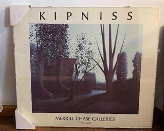 Kipness poster mounted and framed, (Retail $150), $75