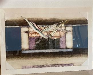 Embrolli Tabloid XIV monotype, 27/95, 39" x 27",  (Retail $350), $115