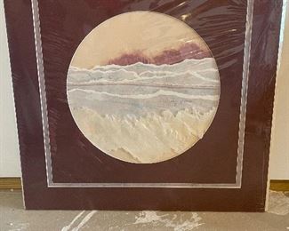 Kate Moynihan, "Array of Hues", mixed media collage, 20.5" x 20.5", (Retail $145), $55