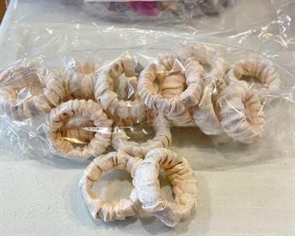 16 Damask cloth napkin rings,  was $10, NOW $6