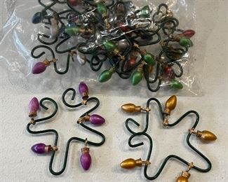 Xmas lights wine glass markers, was $5, NOW $4