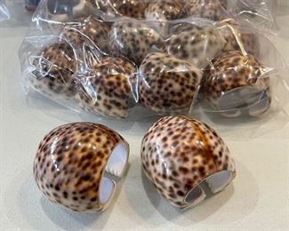 14 Pier 1 shell napkin rings,  was $10, NOW $7