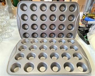 Pair of 24 mini cup cake pans, was $9 each, NOW $6 each