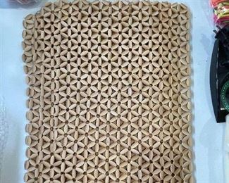 4 wooden place mats,  was $7, NOW $5