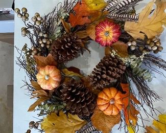 Fall wreath (1 of 2),  was $12, NOW $8