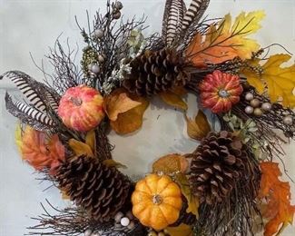 Fall wreath (1 of 2),  was $12, NOW $8
