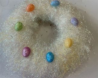 Easter wreath, was $10, NOW $6
