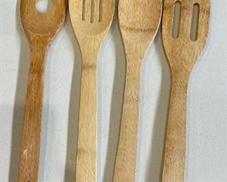  wooden spoon set,  was $7, NOW $4