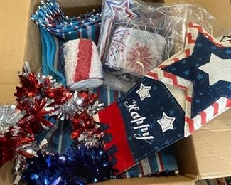 4th of July party box including  place mats,  was $10, NOW $7