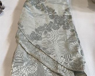 Green round table cloth, was $7, NOW $5