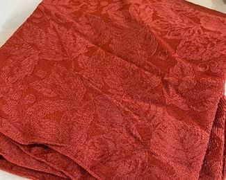 Rust harvest table cloth, 68"L,  was $7, NOW $5