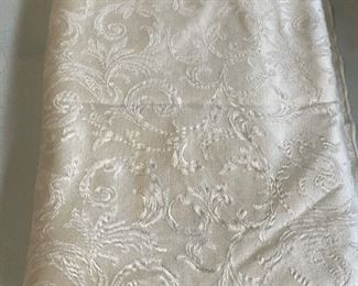 1 white tablecloth #1,  $8