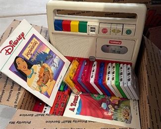 Playschool recorder with cassettes and books,  was $30, NOW $20