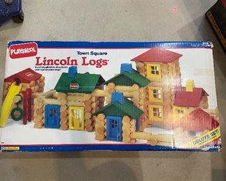 Lincoln Log set,  was $20, NOW $15